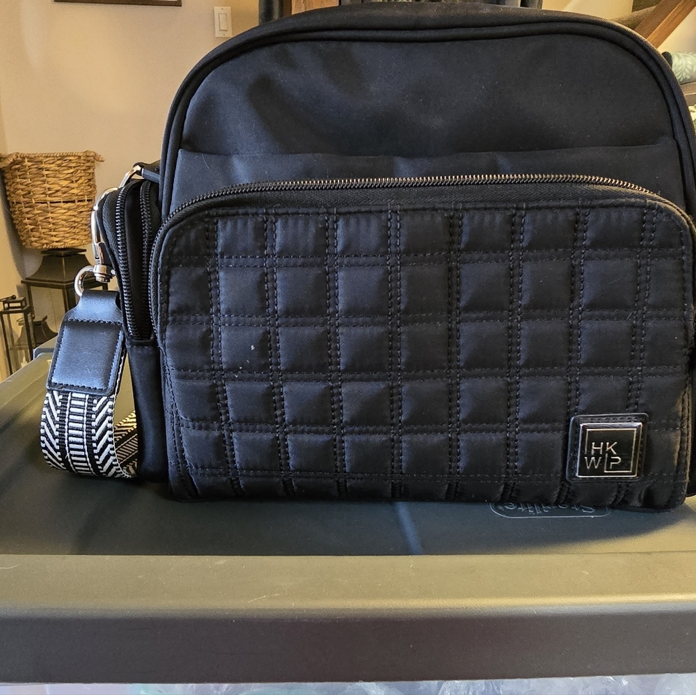 Womens Black Quilted  Bag with Durable Design